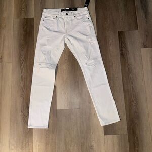 Hollister Men's Crisp White Skinny Jeans